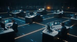 ネオコン・軍産複合体・国際金融資本・情報機関が分業と連携で動くネットワーク型支配構造を象徴するリアル実写イメージ